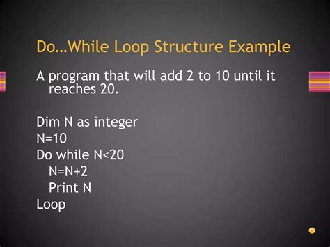 Image result for Do While Loop Programs