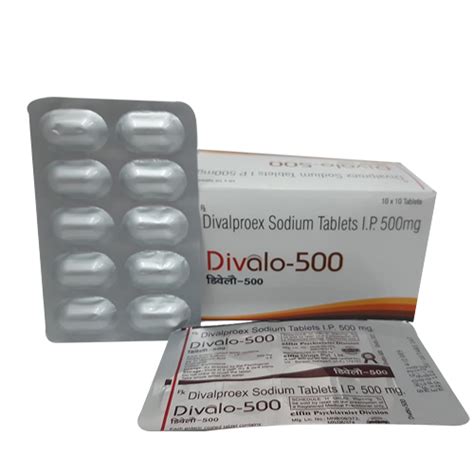 Divalproex Sodium 500mg Tablets Elfin Drugs Pvt. Ltd.
