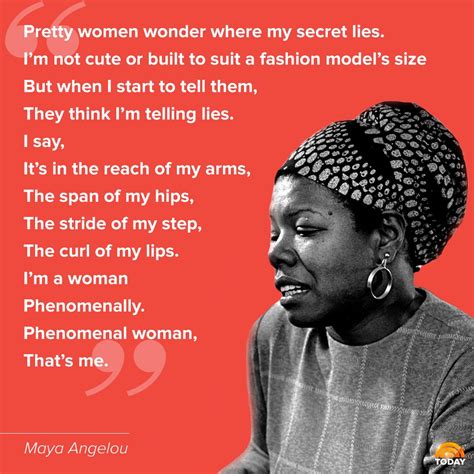 Maya Angelou Phenomenal Woman