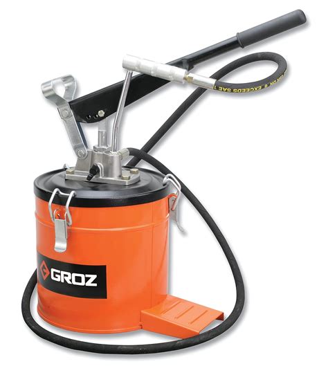 GROZ Bucket Grease Pump with Multi Mode Setting| Ideal for high volume ...