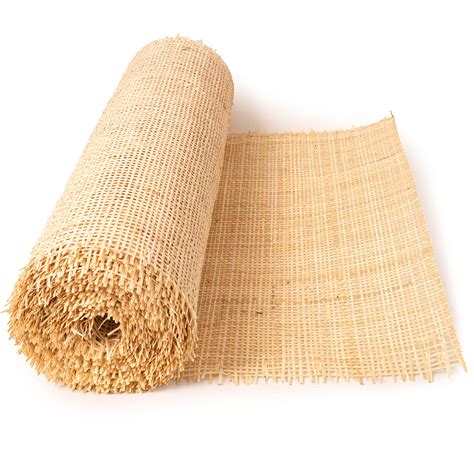 Buy 18" Width Square Rattan Cane Webbing Roll 15 Feet for Caning ...