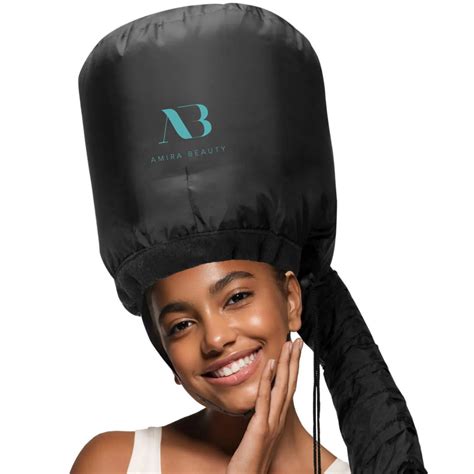 Portable Soft Hood Hair Dryer Bonnet - Salon-Pro Style Adjustable Cap ...