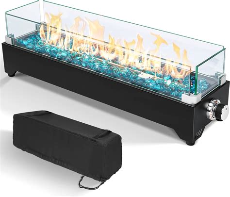 Amazon.com : GRISUN 28" Table Top Propane Fire Pit, 45,000 BTU Tabletop ...