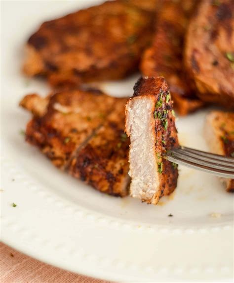 Boneless pork chops in air fryer oven - dolfnutri