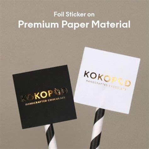 Foil Stickers for Food & Beverage Brands – Premium Custom Labels ...