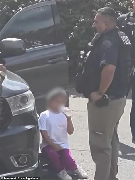 Tense moment ICE 'detains five-year-old girl to lure father from house'