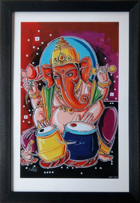 Shree Handicraft Lord Ganesh Frames For Wall Lord Ganesha Painting ...