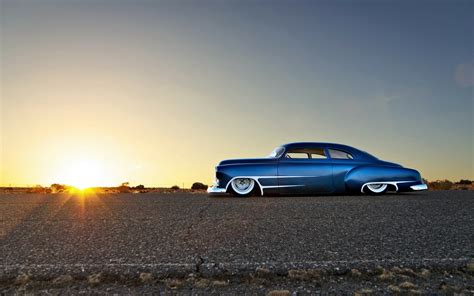 Classic Cadillac at Sunset - HD Vehicle Wallpaper