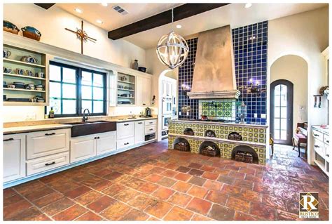 12x12 Sealed Saltillo Tile - Antique Finish Terracotta - Mexican Floor Tile