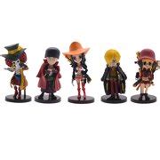 Buy Gudo One Piece Anime Figures 9PCS Luffy Nami Robin Sanji Classic ...