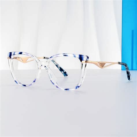 Margret Blue Cat-Eye Glasses | Bold Stylish Frames | ZEELOOL