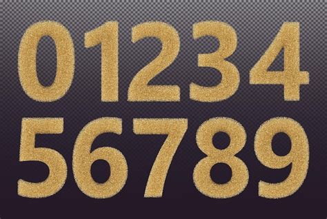 Image result for LED Gold Color Numbers