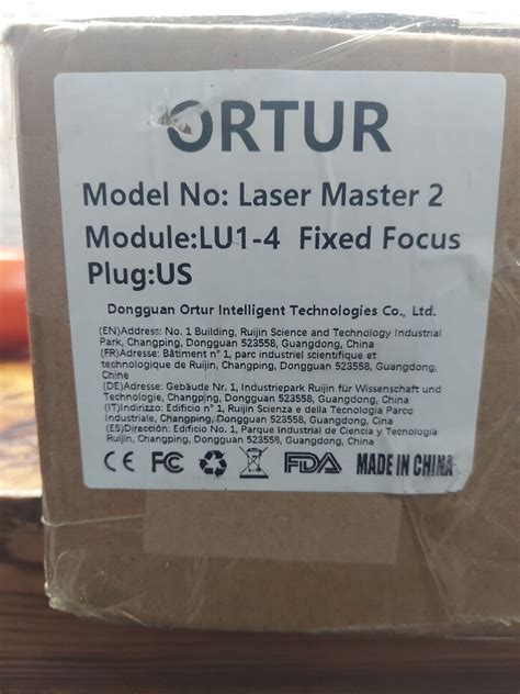 Buy Ortur Laser Master 2 LU1-4 Fixed Fous Laser Engraver Brand New in ...