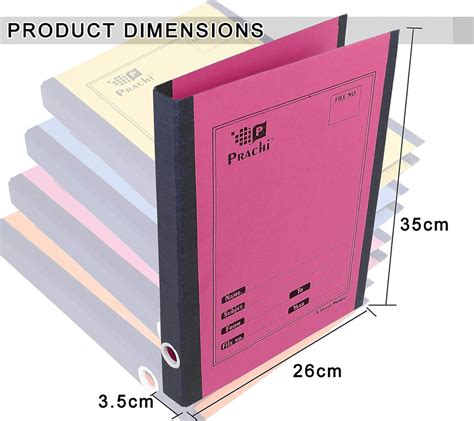 Storite 4 Pack Spring Files A4 Size Paper Folder Cobra File Document O