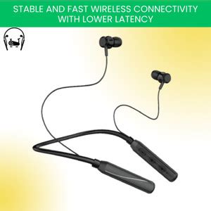 SACRO Coco Neckband Bluetooth Headphone With 3D Stereo Sound & Fast ...