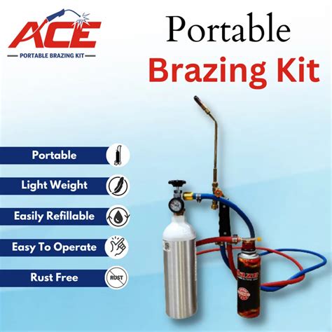 Brazing Kit - Portable brazing kit with butane gas can connection ...
