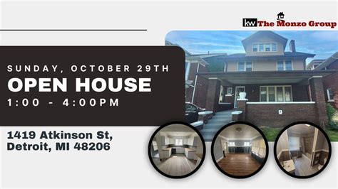 Open House - 1419 Atkinson St, Detroit, MI 48206, 1419 Atkinson St ...