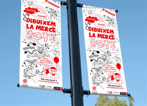 Banderolas Dibuixem la Mercè 2014 - Dommia