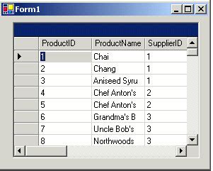 DataGrid VB.NET 的图像结果