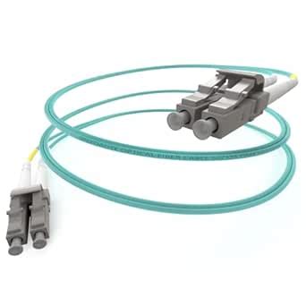 SpeedaLite 12-Pack 4M LC-LC Fiber Patch Cable OM4 Multimode Duplex ...