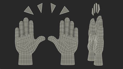Raising Hands Emoji 3D model | 3D Molier International