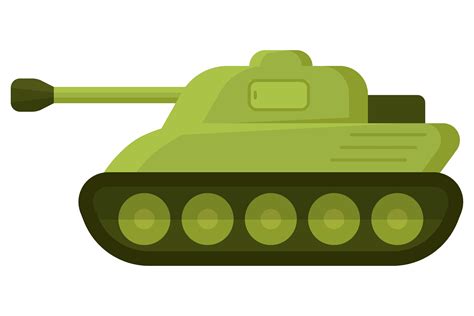 Panzer Cartoon Cute Tank Cartoon Character Run, Cartoon Style, Modern