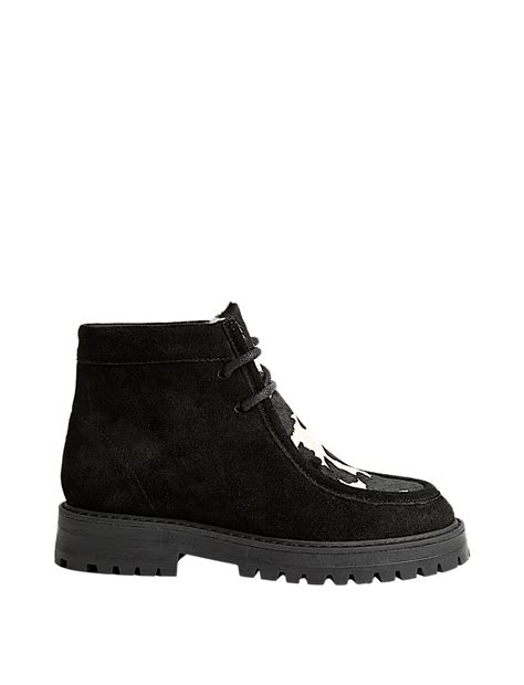 Buy Suede Block Heel Ankle Boots at Marks & Spencer