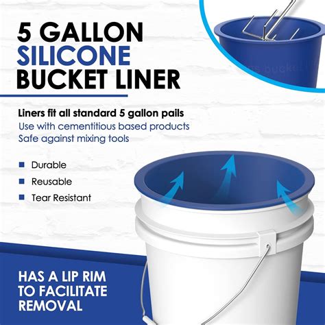 Buy HAILUN SAVER 5 Gallon Silicone Bucket Liner Reusable Food Grade ...