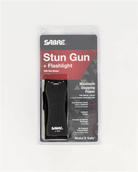 Sabre Mini Stun Gun 1.6000 uC with Holster | Cape Union Mart