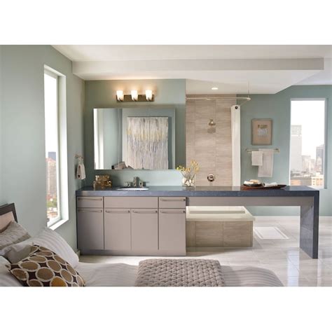 KraftMaid Dakota 14.625-in W x 14.625-in H Pebble Grey Painted Kitchen ...