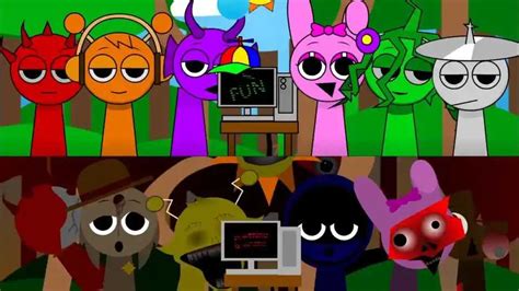 Image result for FNF Sprunki Mod vs Mr Fun Computer