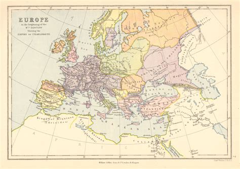 9th century europe map