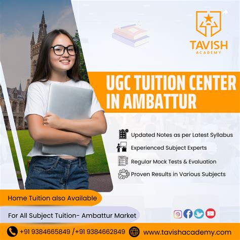UGC Tuition Center in Ambattur - Clear UGC NET with Tavish Academy