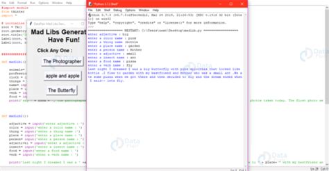 Python for Beginners Mad Lib 的图像结果