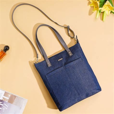 Denim Tote Bag Online - Premium Tote Bag | Nestasia