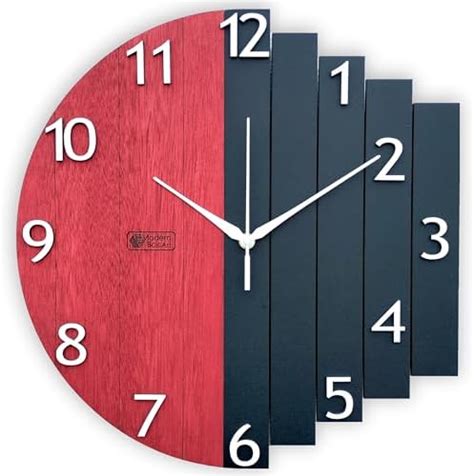 Buy IIK COLLECTION Plastic Round Analogue Wall Clock with Glass for ...