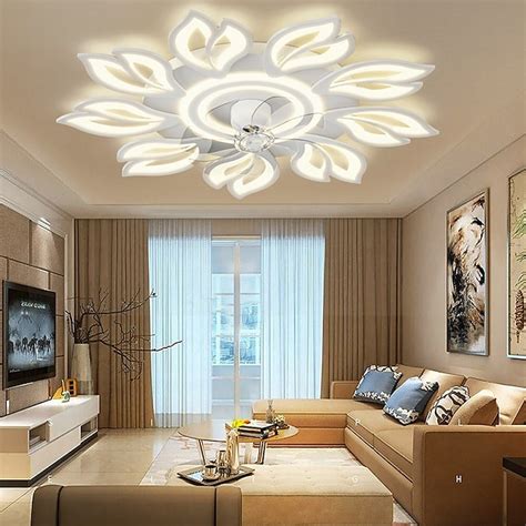 Ventilatori A Soffitto A Led Dimmerabili Con Telecomando A Forma Di ...