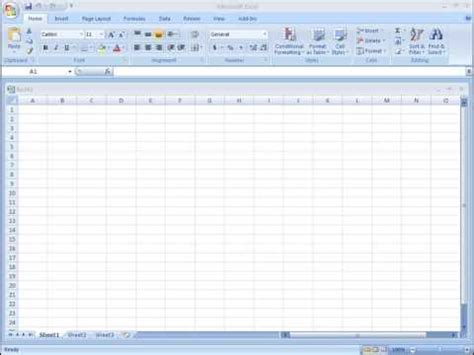 Excel 2007 Tutorial: Overview