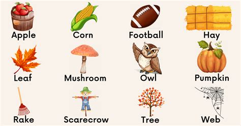 150+ Fall Words from A to Z - Tree Valley Academy