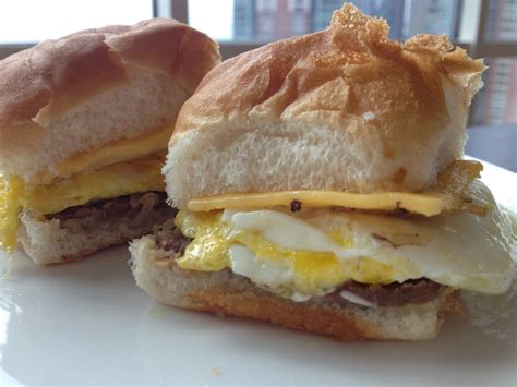 My Homemade White Castle “Breakfast Sliders!” Behold the 380 Calorie ...