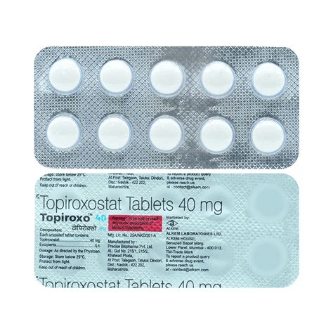 Topiroxo 40 Tablet | Uses, Side Effects, Price | Apollo Pharmacy