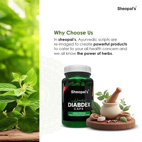 Sheopal's Diabdex: Herbal Diabetes Capsule to Manage Blood Sugar – Sheopals