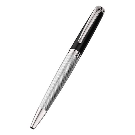Intellio | Renaissance | Black | Chrome Guilloche | Ball Pen – Writing ...