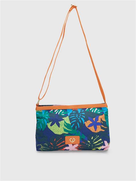 Buy Caprese Octavia Sling Large (E) Indigo @ Rs.839 | Caprese Bags ...