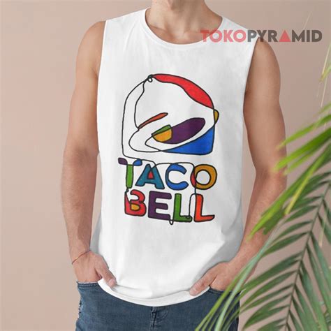 Taco Bell Merch Taco Bell Trippy Logo Shirt - TokoPyramid