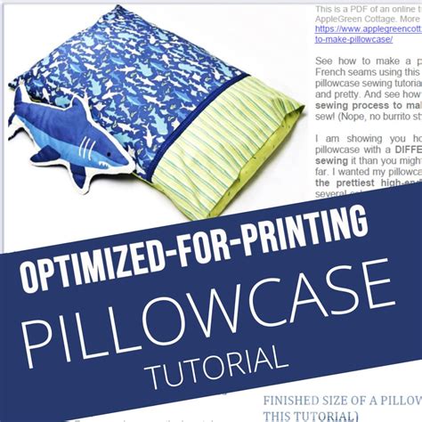 Image result for Free Tutorial Pattern for Pillowcases