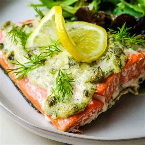 Baked Salmon With Mayo