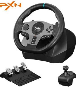 PXN V9 Adjustable Racing Steering Wheel With Clutch and Gear Shifter ...