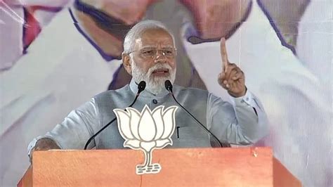 BJP to screen PM Modi's speech at 10 lakh locations across country on ...