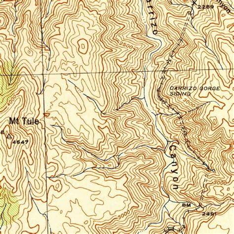 Jacumba, CA (1942, 62500-Scale) Map by United States Geological Survey | Avenza Maps